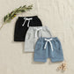 Pack 3 Calções de Verão com Cordão — Bebé Menino 6-36M