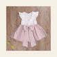 Vestido de Festa em Tule com Renda nas Costas — Menina 80-150 cm