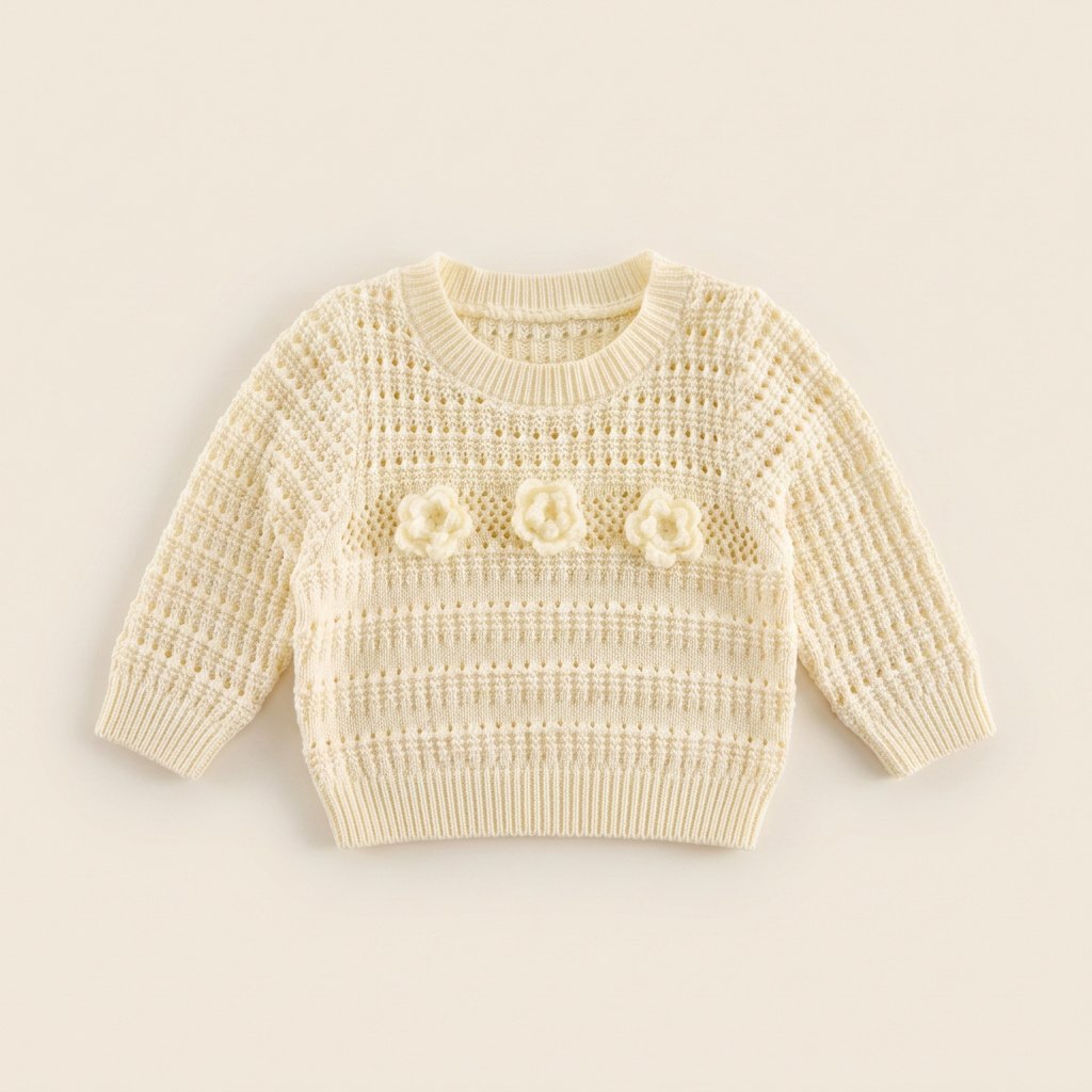 Conjunto de Verão em Algodão — Bebé Menina