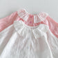 Blusa de Algodão de Manga Curta — Bebé Menina 6-24M