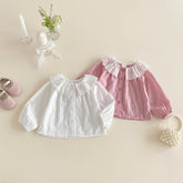 Blusa de Algodão de Manga Curta — Bebé Menina