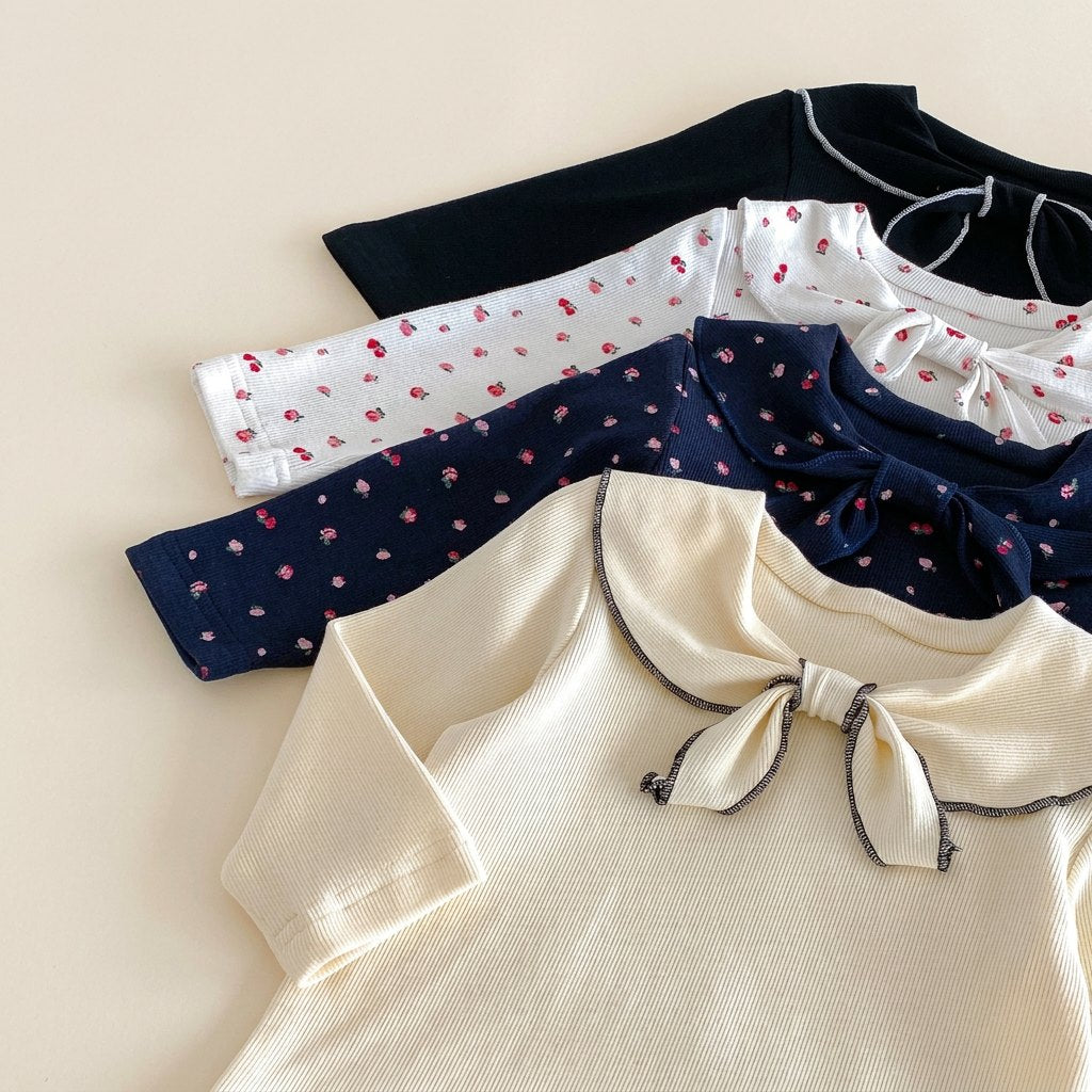 T-shirt de Algodão — Bebé Menina