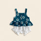 Conjunto Top de Margaridas e Calções — Menina