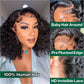 Peruca de cabelo humano com ondas profundas