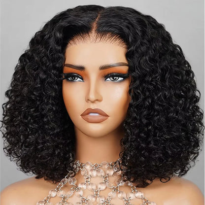 Peruca de cabelo humano com ondas profundas