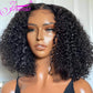 Perucas  de cabelo humano cacheado, renda frontal, 100%