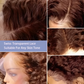Peruca de cabelo humano com renda frontal 13x4