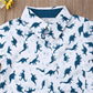 Conjunto Camisa Dinossauros e Calções — Menino 2-6 Anos
