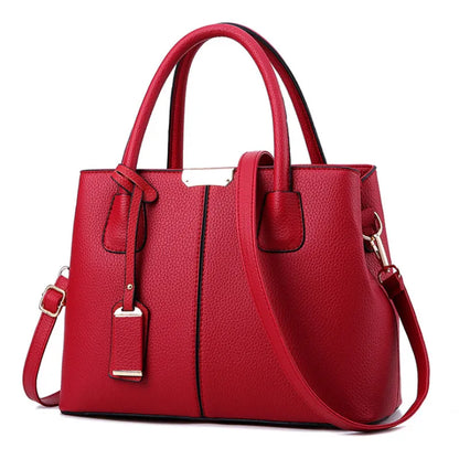 Women Top-Handle Handbags,Elegant Simple Style Leather Shoulder Messenger Bags for Young Ladies 7 Colors