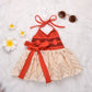 Vestido de Princesa Moana para Festas — Menina 0-4 Anos