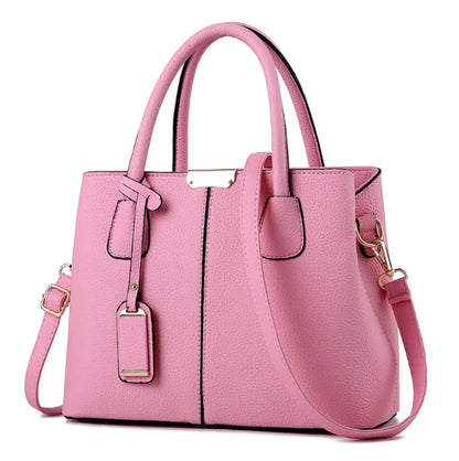 Women Top-Handle Handbags,Elegant Simple Style Leather Shoulder Messenger Bags for Young Ladies 7 Colors