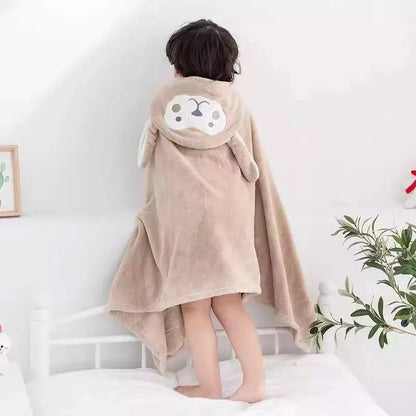 Baby-Badetuch, superweiches Kapuzenhandtuch aus Korallenfleece