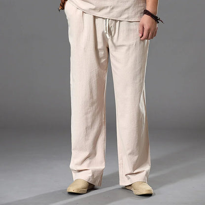 Calças de  linho  para homemMale Loose Pants 58