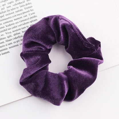 Samt-Scrunchie-Haargummi für Damen