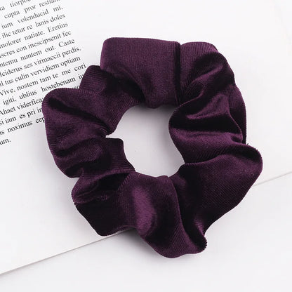 Samt-Scrunchie-Haargummi für Damen