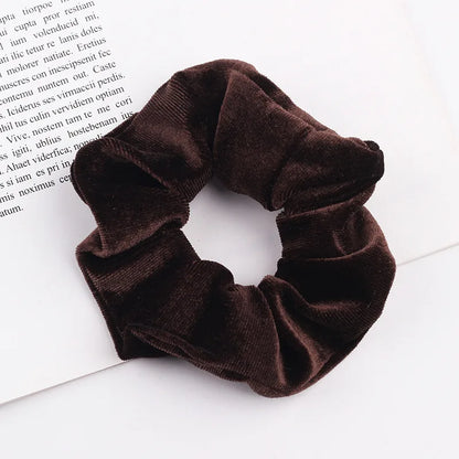Samt-Scrunchie-Haargummi für Damen