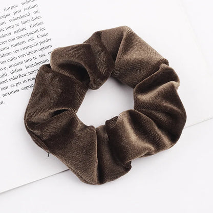 Samt-Scrunchie-Haargummi für Damen