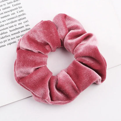 Samt-Scrunchie-Haargummi für Damen