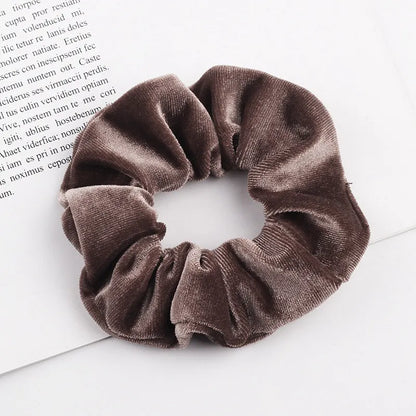 Samt-Scrunchie-Haargummi für Damen