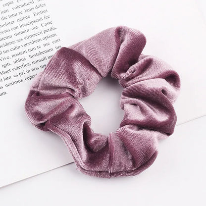 Samt-Scrunchie-Haargummi für Damen