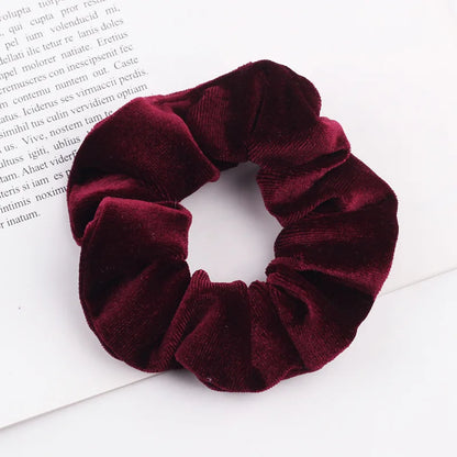 Samt-Scrunchie-Haargummi für Damen