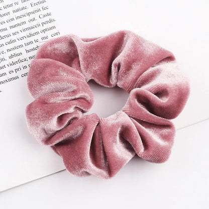 Samt-Scrunchie-Haargummi für Damen