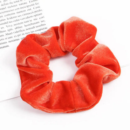 Laço  de cabelo Scrunchie de veludo para mulheres