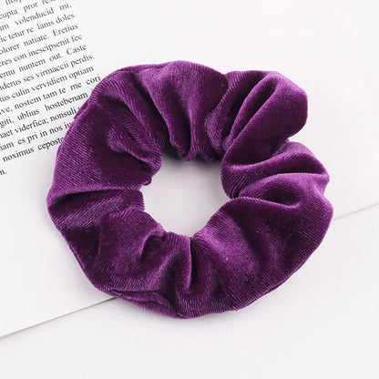 Samt-Scrunchie-Haargummi für Damen