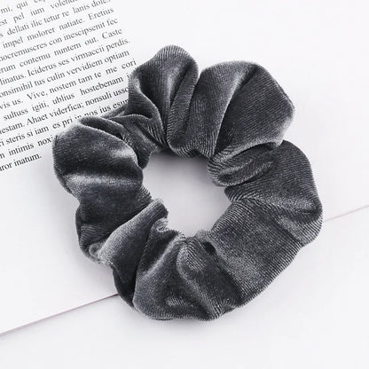 Samt-Scrunchie-Haargummi für Damen
