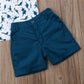 Conjunto Camisa Dinossauros e Calções — Menino 2-6 Anos