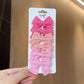 4/6/10Pcs laços de Soft Algodão Bow Hairpin