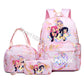 3 pçs de mochila  dos desenhos animados impresso
