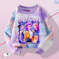 Moletom feminino Kpop Demon Hunter Girls Rumi Mira Zoey Moletom com capuz infantil