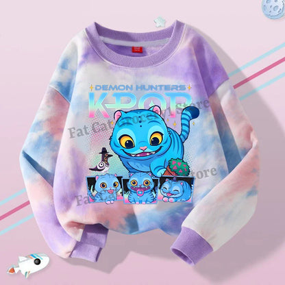 Moletom feminino Kpop Demon Hunter Girls Rumi Mira Zoey Moletom com capuz infantil