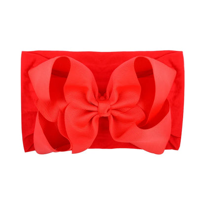 1PC Faixa de cabeça de arco de fita grande para meninas
