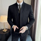 Herbst Winter Business Woll Rollkragenanzug (Jacke + Hose)