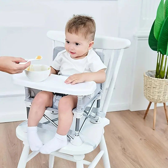 Cadeira de jantar   dobrável  para bebé