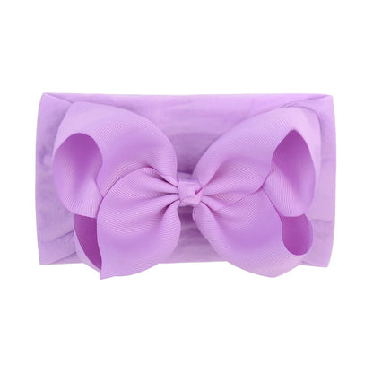 1PC Faixa de cabeça de arco de fita grande para meninas