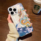 Capa  para telemóvel x9b x8b x7b nova 5t huawei p40 lite nova 7i 6se capa de silicone macio couqe dragão chinês claro
