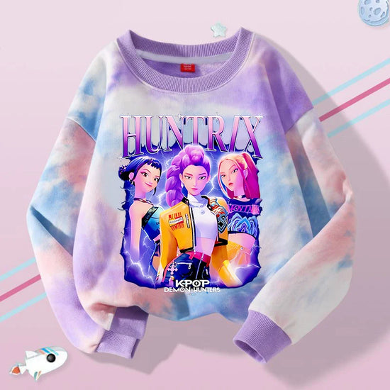 Moletom feminino Kpop Demon Hunter Girls Rumi Mira Zoey Moletom com capuz infantil