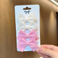 4/6/10Pcs laços de Soft Algodão Bow Hairpin