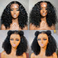 Peruca de cabelo humano com renda frontal, 250 densidade, 13x6, 13x4