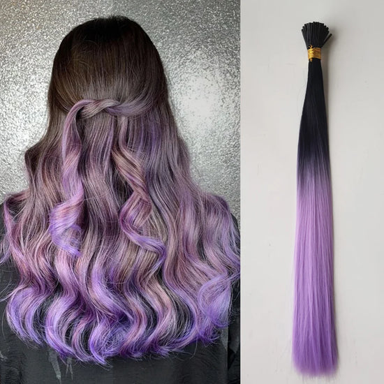 Apliques  retos longos para cabelo