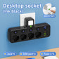 Tomada de tomada da UE 4 soquetes Soquete elétrico sem cabo de extensão com ou sem ele Portas USB Tipo C