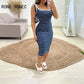 Ärmelloses gestreiftes Freizeitkleid