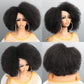 Afro-Perücken für schwarze Frauen, verworren, lockig, 13 x 4 x 2, HD-Spitze, natürlicher Haaransatz, 250 % Dichte