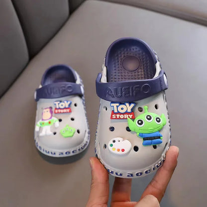 Sapatos de verão para bebês meninos e meninas, chinelos antiderrapantes