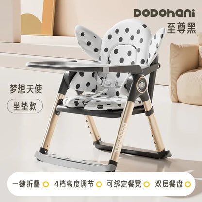 Multifunctional Baby Dining Chair, Portable Folding Baby Chair, Children&