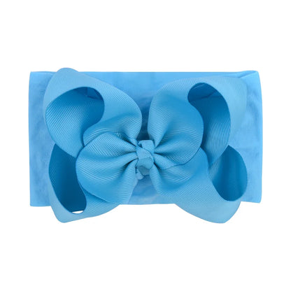 1PC Faixa de cabeça de arco de fita grande para meninas