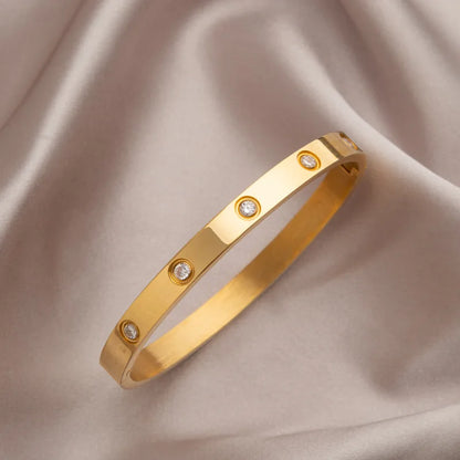 Diamantring aus Edelstahl
